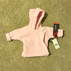 Widgeon kids’ hooded fleece jacket baby girl pink size 3 month